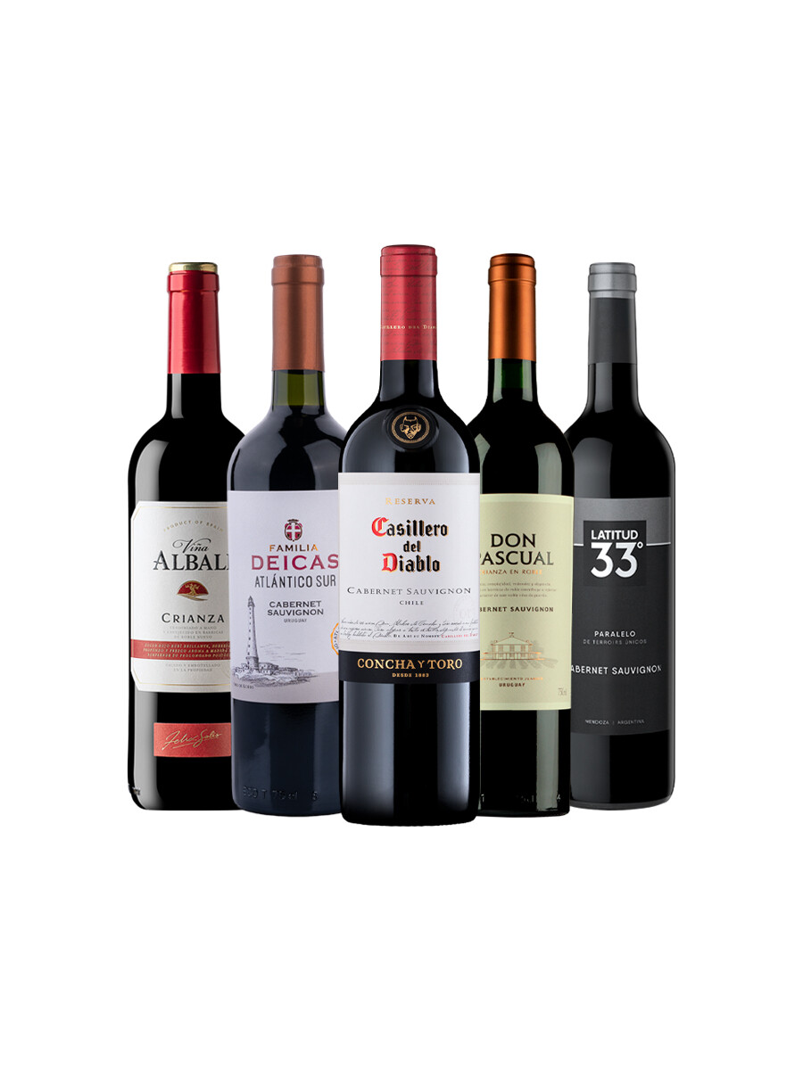 Pack Bacán Selección El origen del carácter - Cabernet Clásico x5 vinos Pack Bacán Selección El origen del carácter - Cabernet Clásico x5 vinos
