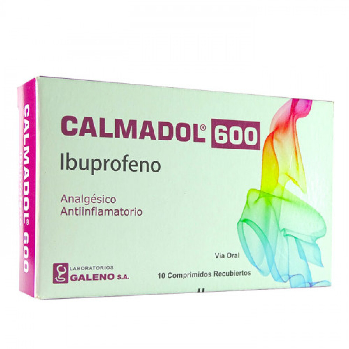 CALMADOL 600 MG X 10 COMP. RECUB. 