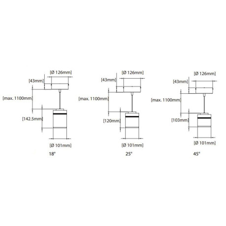 Ledion - Lampara Led Pendant Lighting - 17W/220V. 3000K 001
