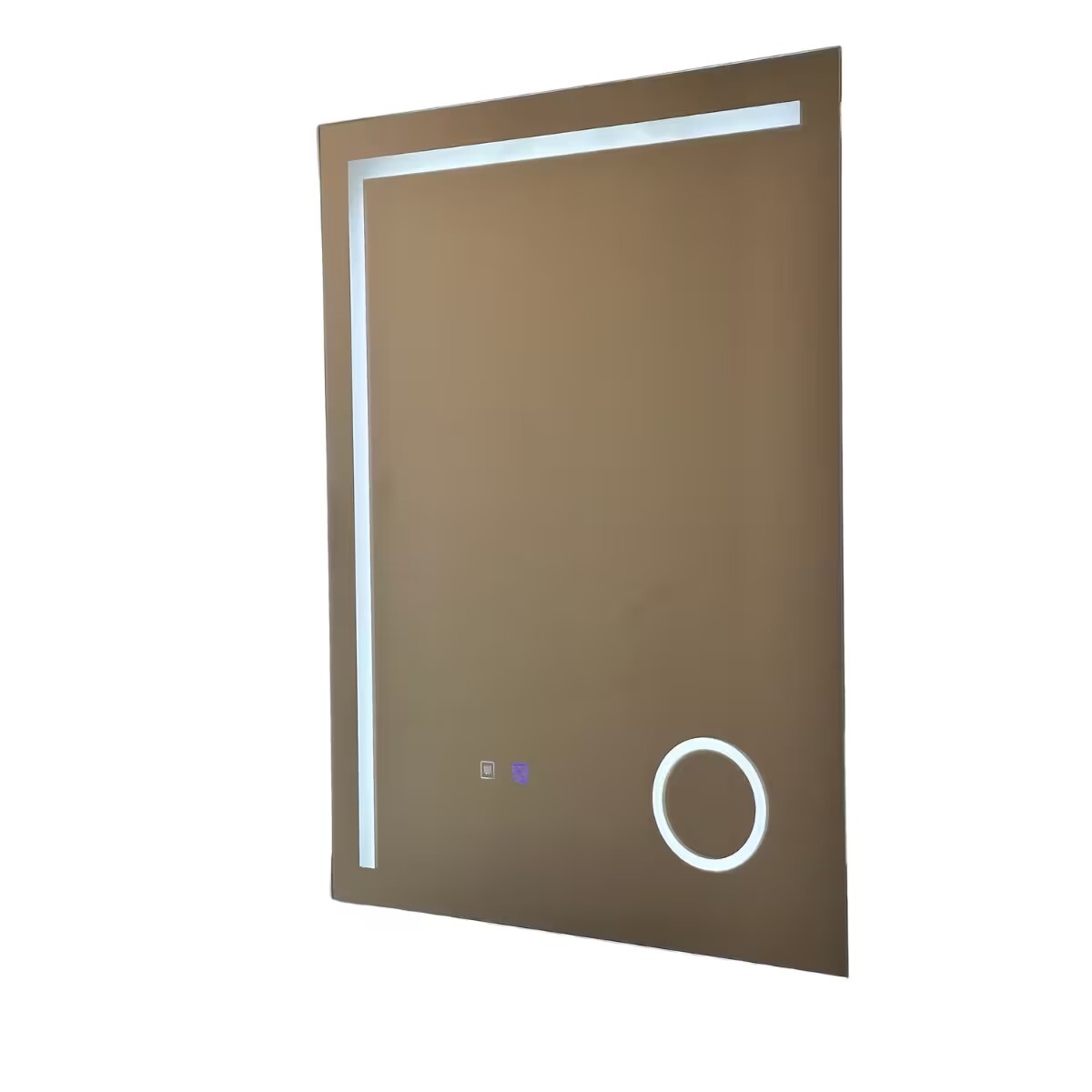 Espejo Led Vertical 60x80cm Desempañador Y Display 