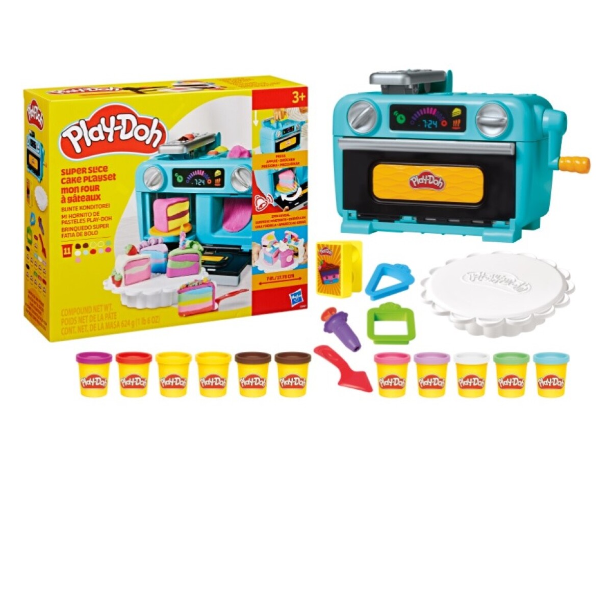Juego De Masas Play Doh Horno De Pasteles Con Sonidos 