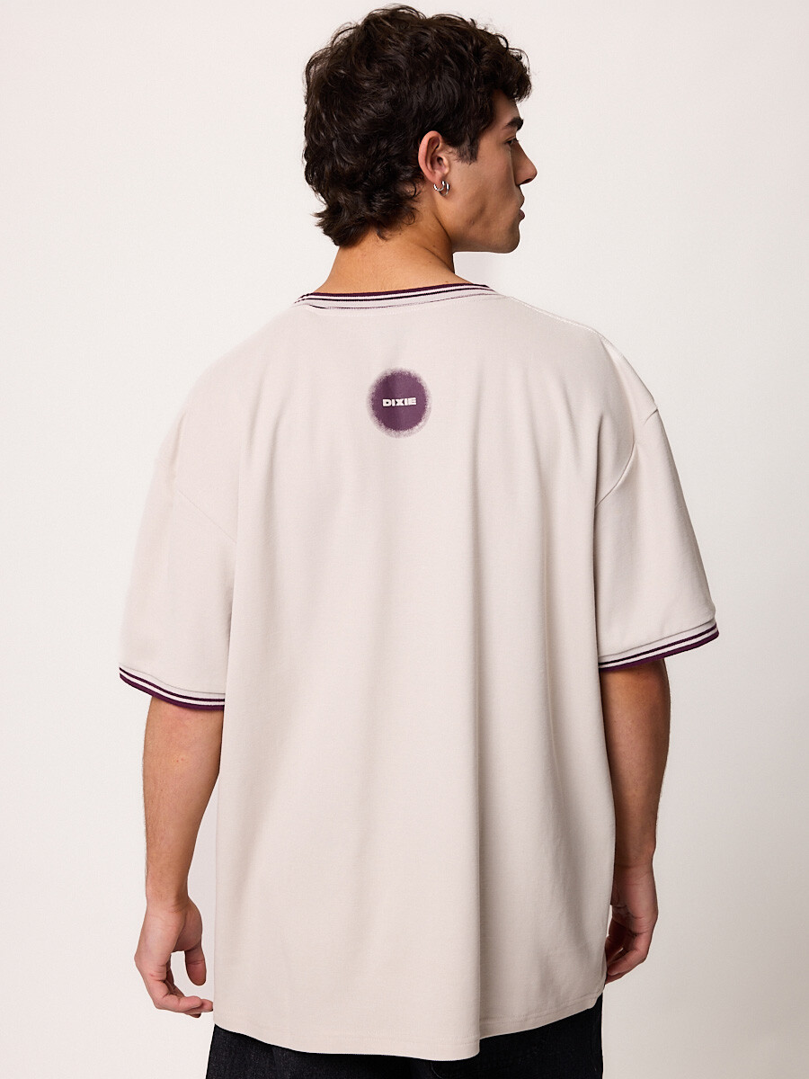 T-SHIRT M/C DELUS DIXIE Gris Claro