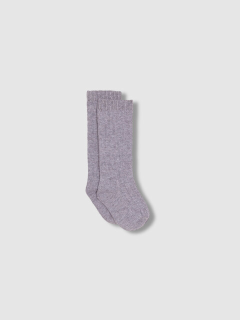 Calcetin Liso Gris