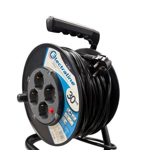 PROLONGADOR C/ENROLLADOR DE CABLE 30 MTS. PROLONGADOR C/ENROLLADOR DE CABLE 30 MTS.