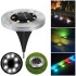 Foco Luz Solar Para Jardin Piso Embutir A Bateria 8 Led X10 Foco Luz Solar Para Jardin Piso Embutir A Bateria 8 Led X10