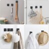 Gancho autoadhesivo curvo acero inoxidable para pared Gancho autoadhesivo curvo acero inoxidable para pared