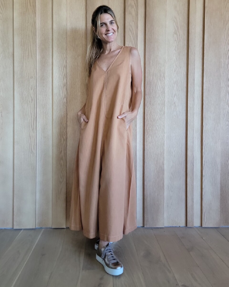 Vestido Formentera - Lino Camel 