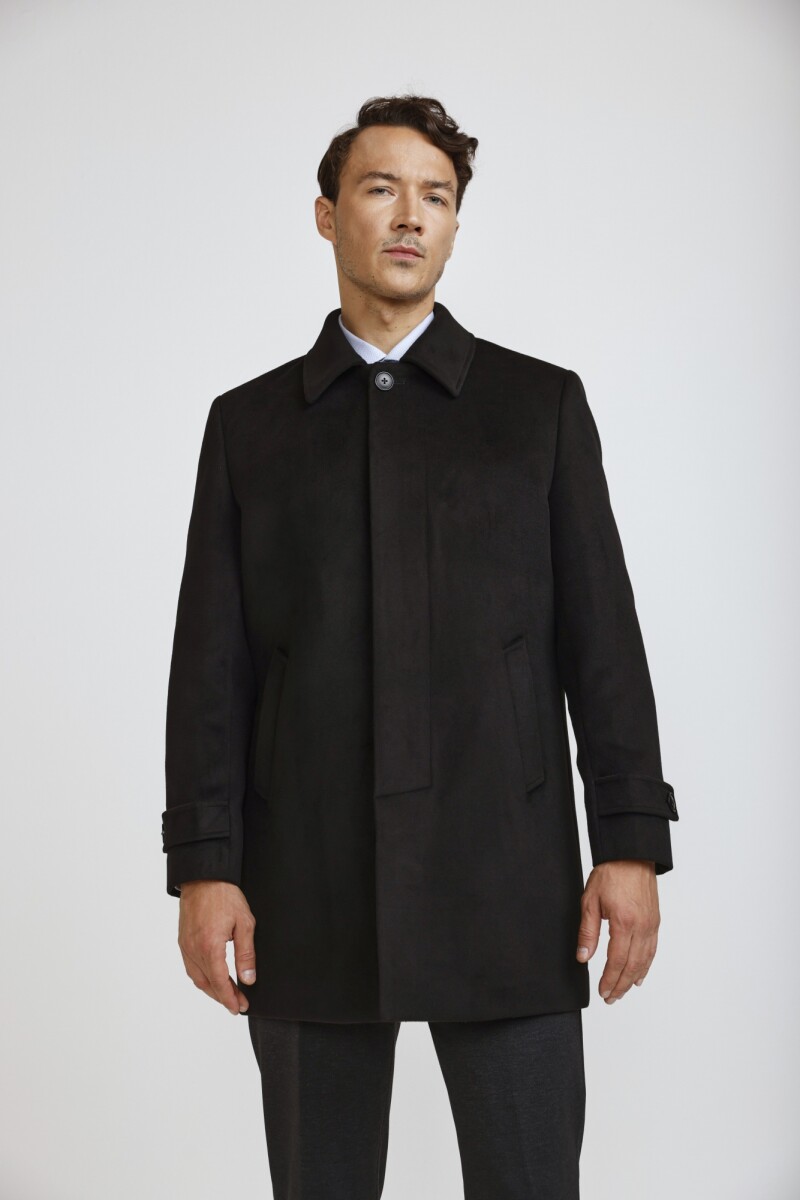 ABRIGO CARCOAT NEGRO