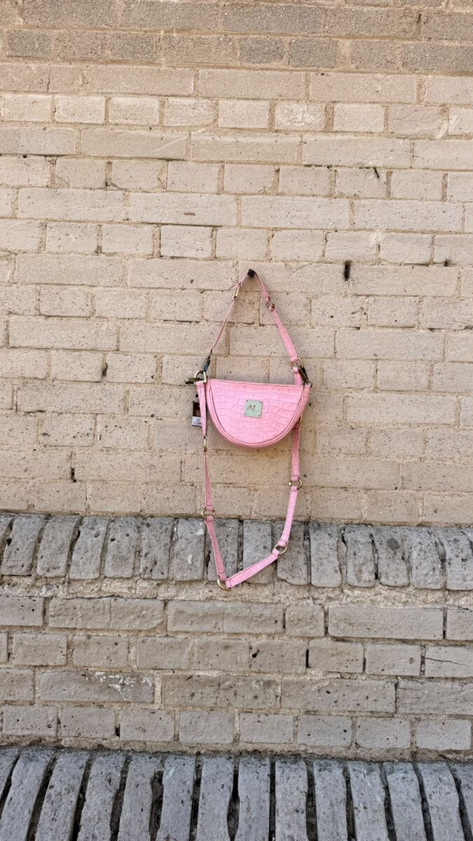 Brassy Bag - Crocco Rosa 