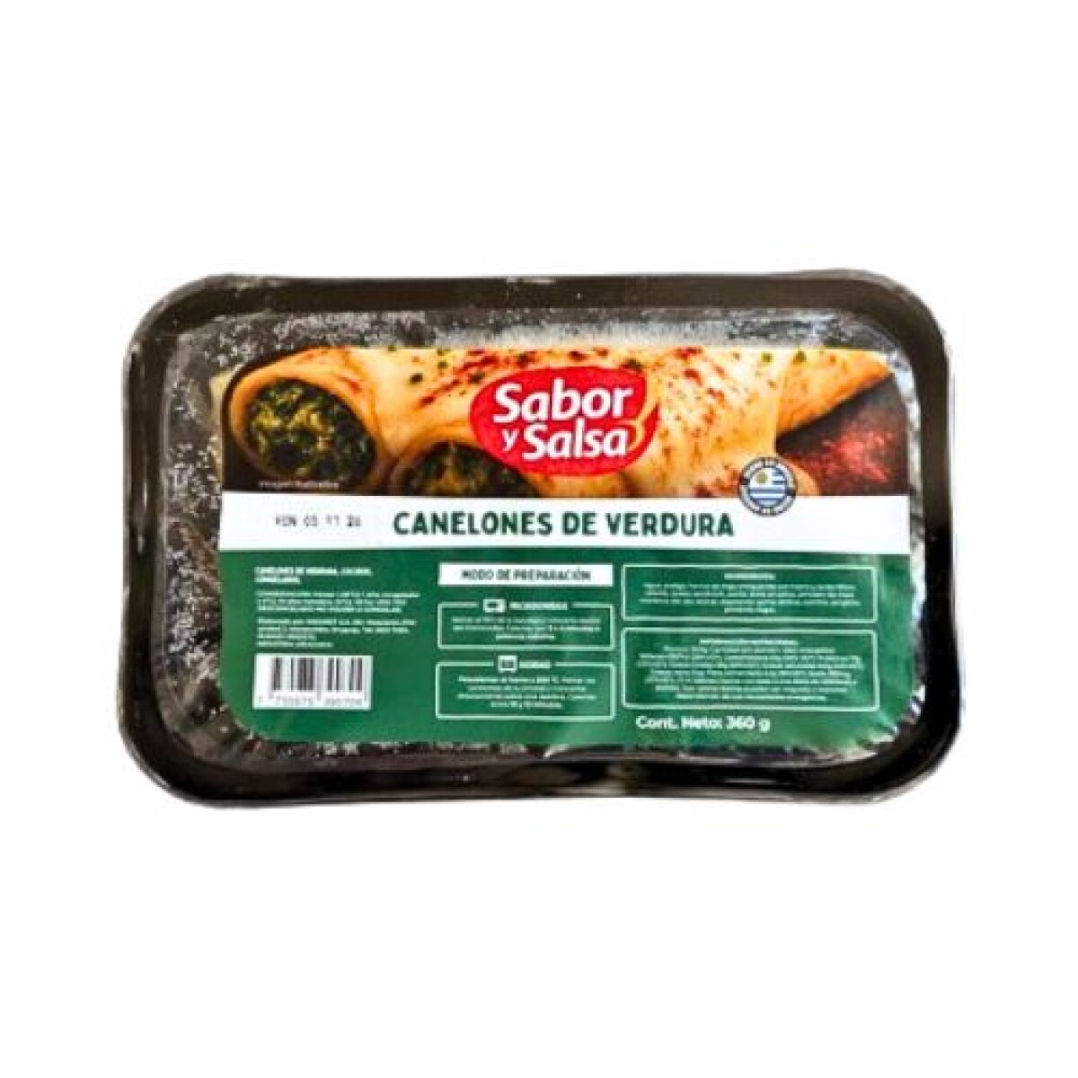 Canelones Sabor & Salsa - 360 g - Verduras 