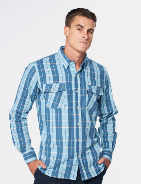 CAMISA DE VIYELA A CUADROS Verde