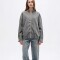 Campera Miukas Gris Melange