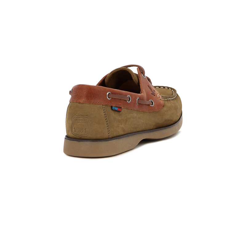 Starsax Hombre Nautico Acordonado Combinado Rato-whisky