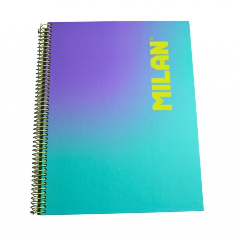 CUADERNO MILAN SUNSET CON ESPIRAL TAMAÑO A4 DE 90 HOJAS RAYADO CUADERNO MILAN SUNSET CON ESPIRAL TAMAÑO A4 DE 90 HOJAS RAYADO