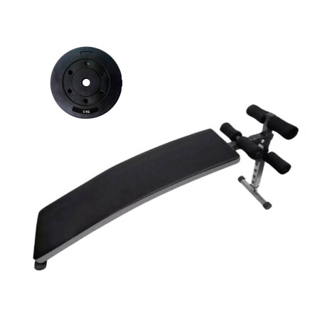 Banco Abdominal Plegable + disco 5 kg Banco Abdominal Plegable + disco 5 kg