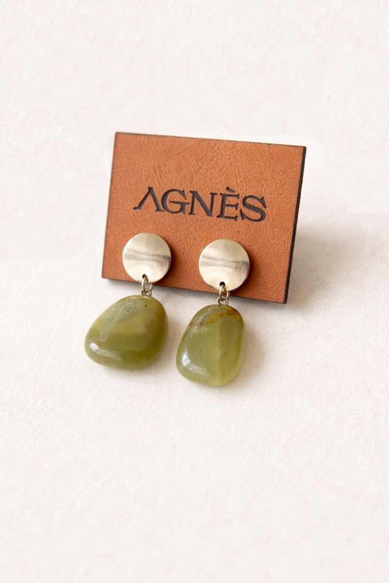 Piedrita Earrings - Verde 