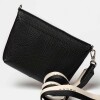 Morral Nina en cuero graneado Negro