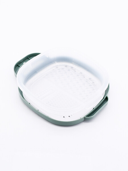 RALLADOR CON DISPENSADOR VERDE