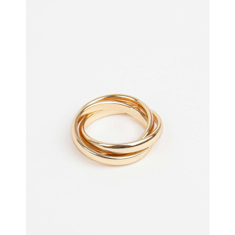 Anillo De Metal Dorado