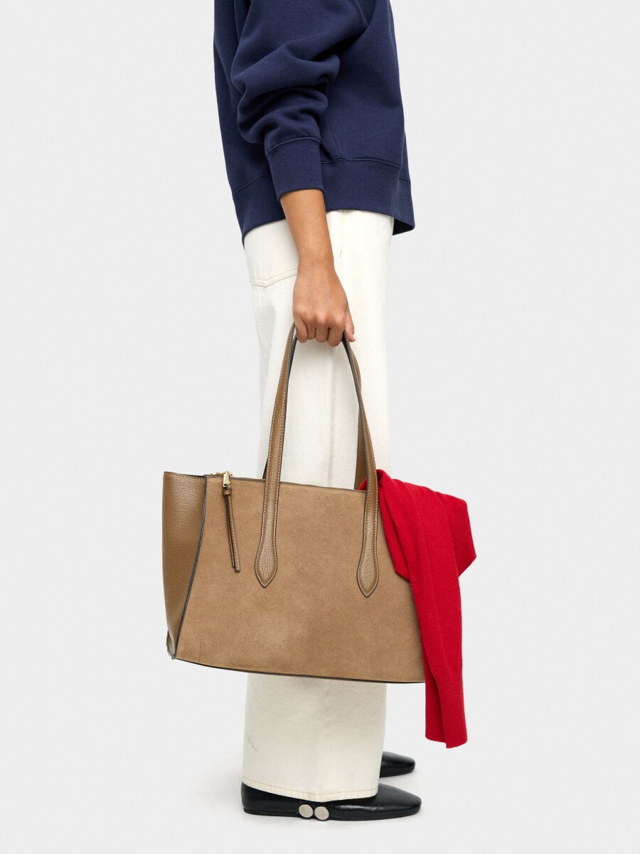 Bolso Para Portátil 15" Con Piel camel