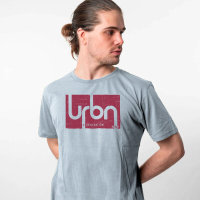 T-Shirt Print Urban Grey