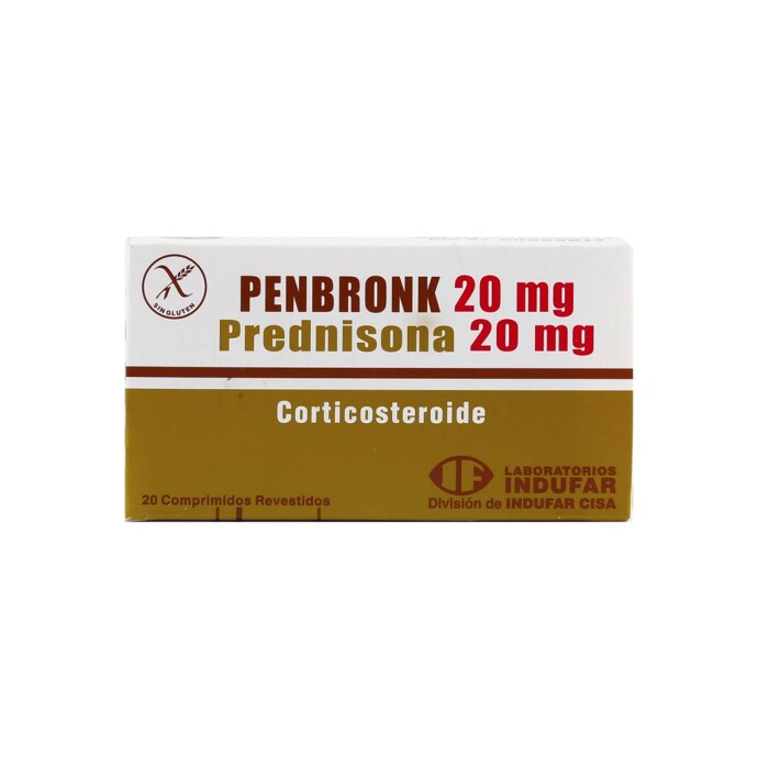 PENBRONK 20 MG. CJ X 20 COMPRIMIDOS única