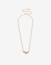 Cadena Corta con Dije Esmalte Collar Con Dije Flor - Dorado