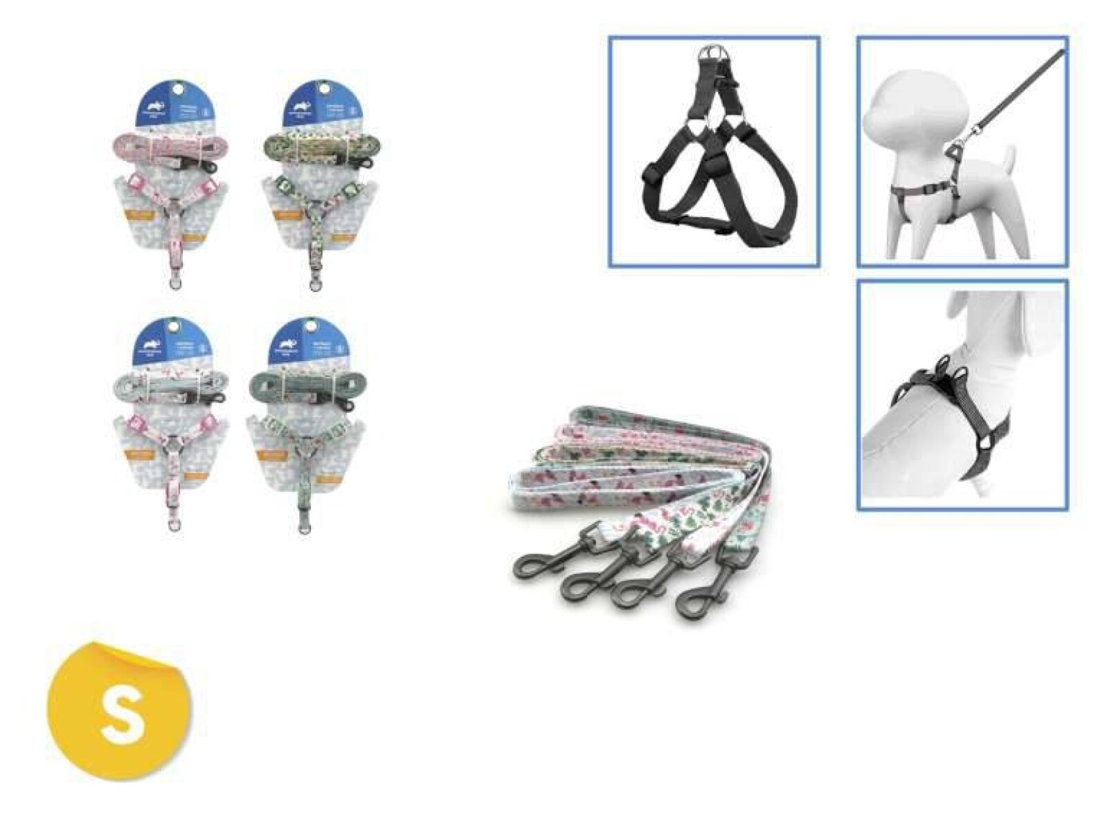 SET COLLAR Y CORREA ANIMAL PLANET S DISEÑOS 