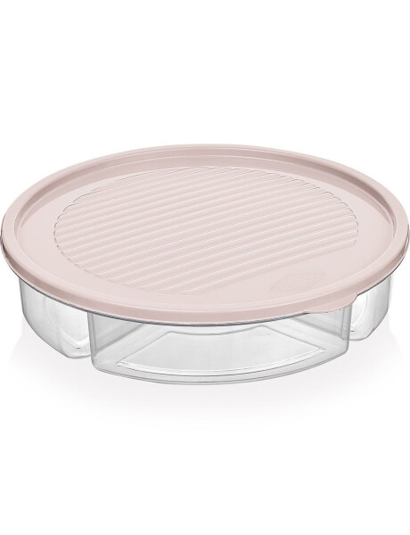 RECIPIENTE REDONDO 5 DIVISIONES 2000ML C/TAPA SURTIDO CELETE-GRIS-ROSA 25x25x5.5cms RECIPIENTE REDONDO 5 DIVISIONES 2000ML C/TAPA SURTIDO CELETE-GRIS-ROSA 25x25x5.5cms
