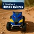 Auto A Control Remoto Recargable Monster Todo Terrreno Atrix Color Azul
