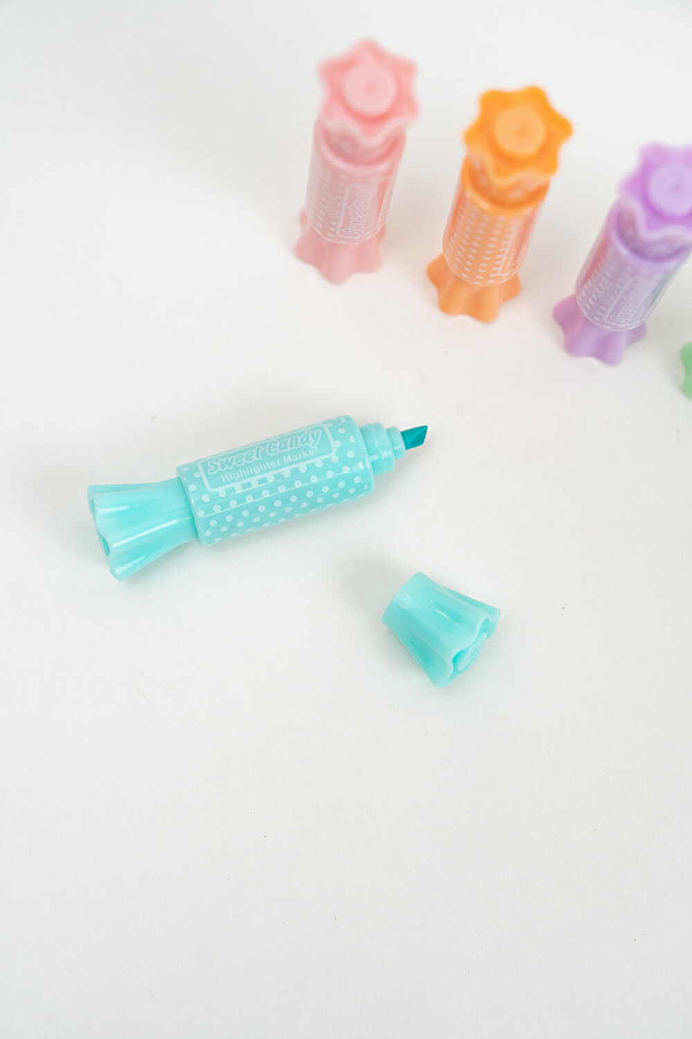 Resaltador Candy, 6 Pcs Color Unico