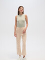 Pantalon Vilehada Beige Claro