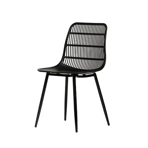 Silla Alaska - Patas de Metal Negro