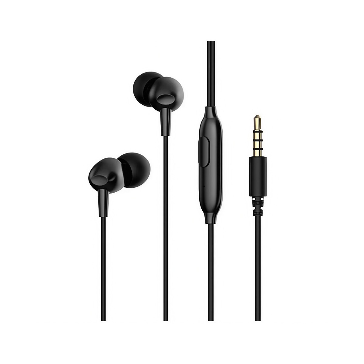 AURICULARES HAVIT E48P CON CABLE NEGRO 
