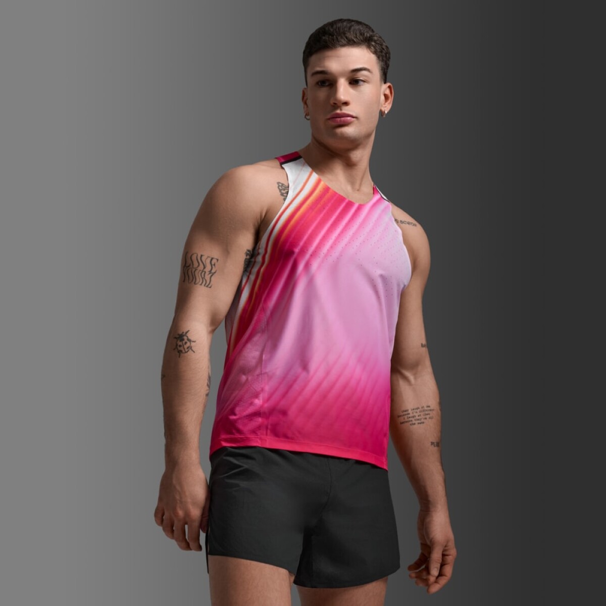 Bividi Running Light Speed React Singlet Hombre 
