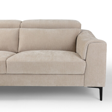 Rinconera Luke - Tela Microfibra - Chaise Izquierda 6686-4 Beige