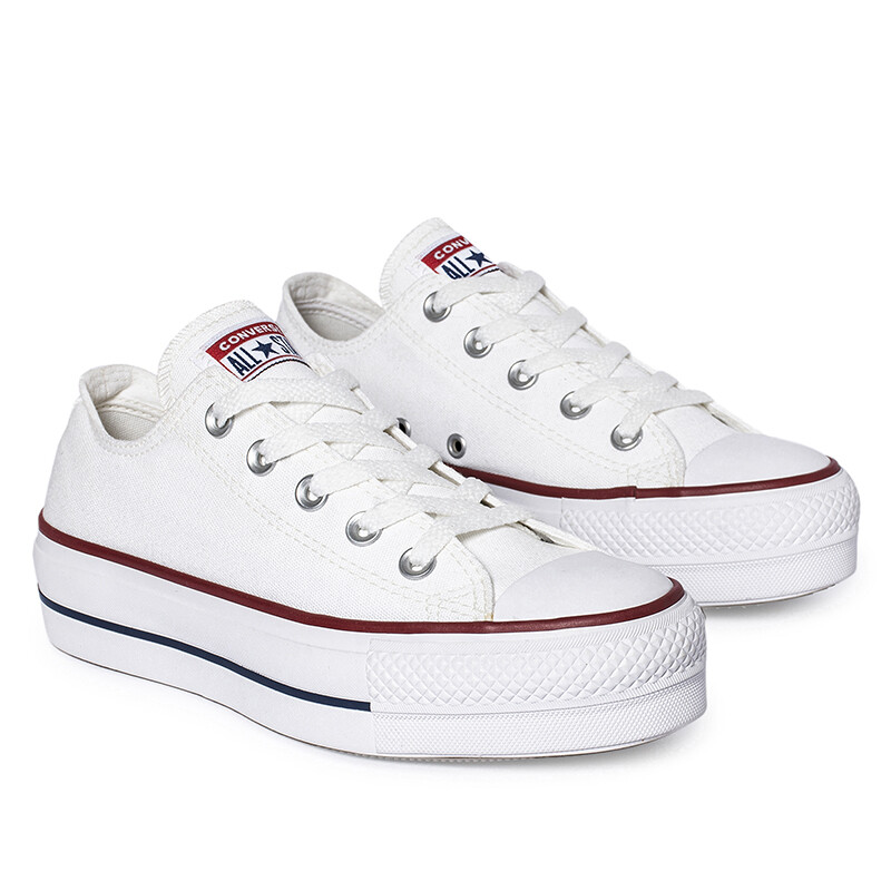 Championes Converse Chuck Taylor As Lift de Unisex - 166587C-557146C Blanco-rojo