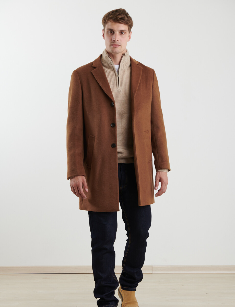 300260 SOBRETODO HARRINGTON LABEL Marron