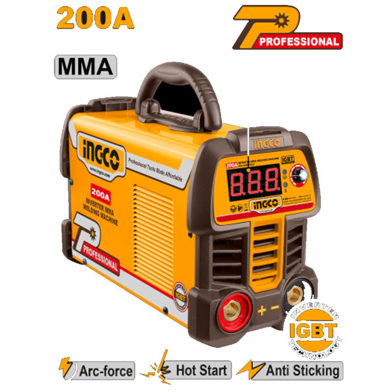 SOLDADORA INVERTER 200AMP INGCO ING-MMA200691 SOLDADORA INVERTER 200AMP INGCO ING-MMA200691