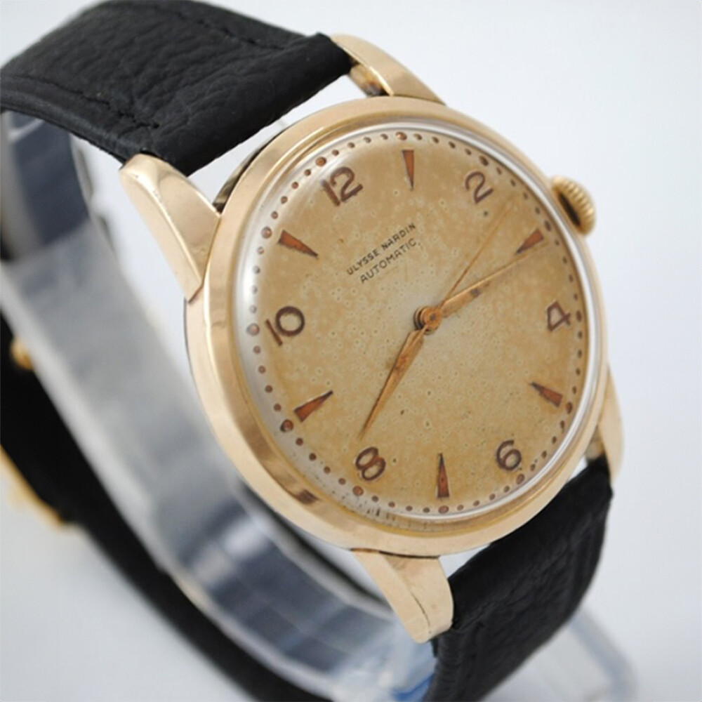 Reloj Vintage Ulysse Nardin Automático Enchapado En Oro Caja 35 Mm. Reloj Vintage Ulysse Nardin Automático Enchapado En Oro Caja 35 Mm.