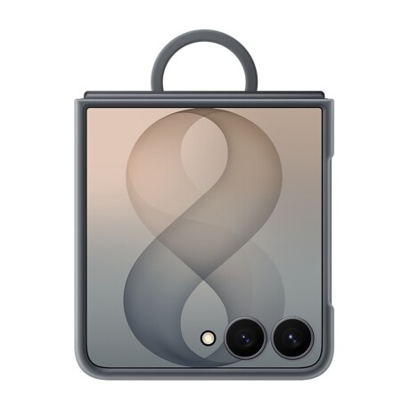 Funda Samsung Silicone Ring Magnet para Galaxy Z Flip8 Black