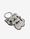 Llavero Strass Llavero Y Charm De Gato Con Strass - Combinacion Bicolor