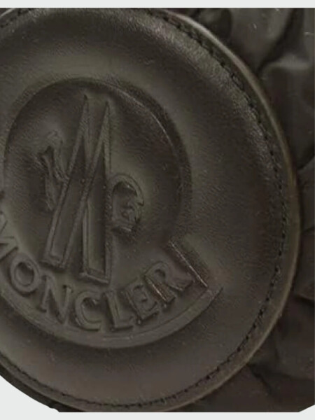 Moncler -Cartera cilindrica de Nylon, Keoni Negro