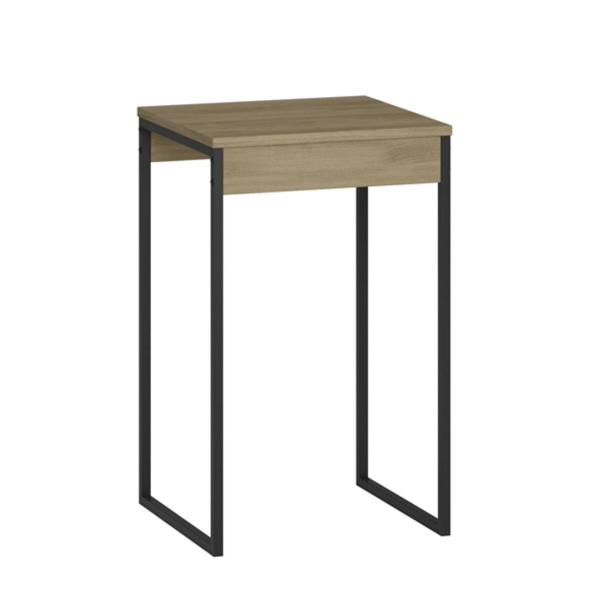 Mesa Lateral Lumber Metal Madera Living Mlt1481ma - MESA LATERAL LUMBER 