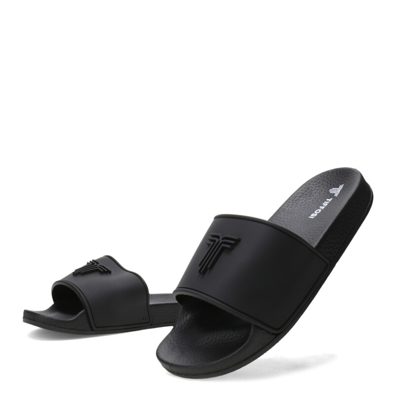 Sandalias Infantiles TIFFOSI Total Black Slides Negro