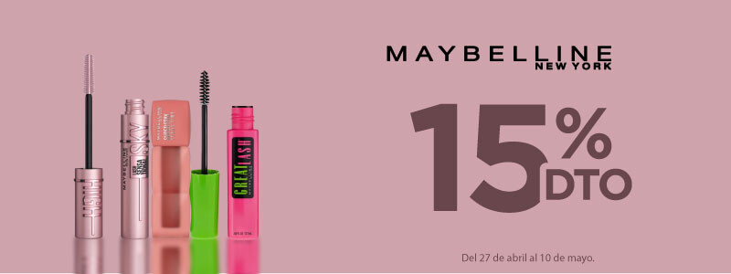 Maybelline - 15%