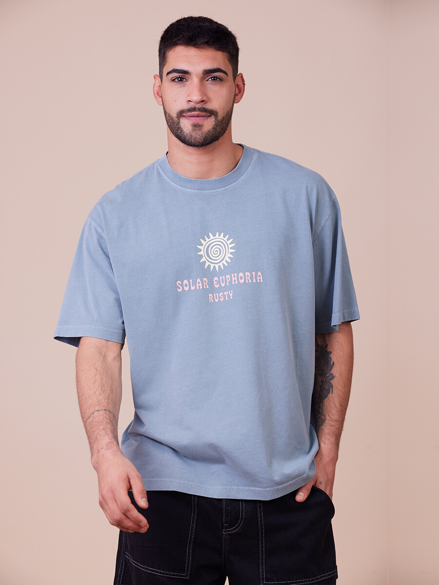 T-SHIRT GONET RUSTY - Azul Piedra 