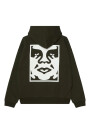 BOLD ICON EXTRA HEAVY HOOD Negro