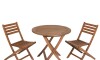 Kit Mesa + 2 Sillas Plegables - Ipanema Nogueira