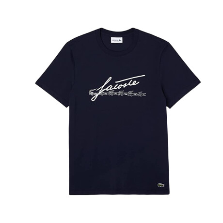 REMERA LACOSTE SIGNATURE AND CROCODILE 166